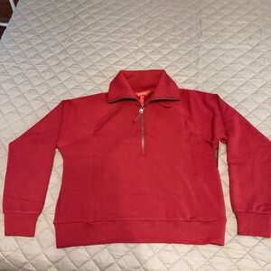 New Large SPANX AirEssentials Half Zip